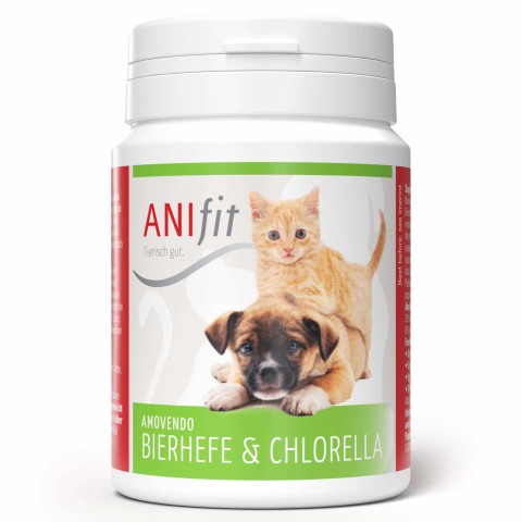 Hund Katze Nahrungsergänzungen Schonkost Hund Schonkost Katze Bierhefe & Chlorella 170g 1 Stück -1- Anifit